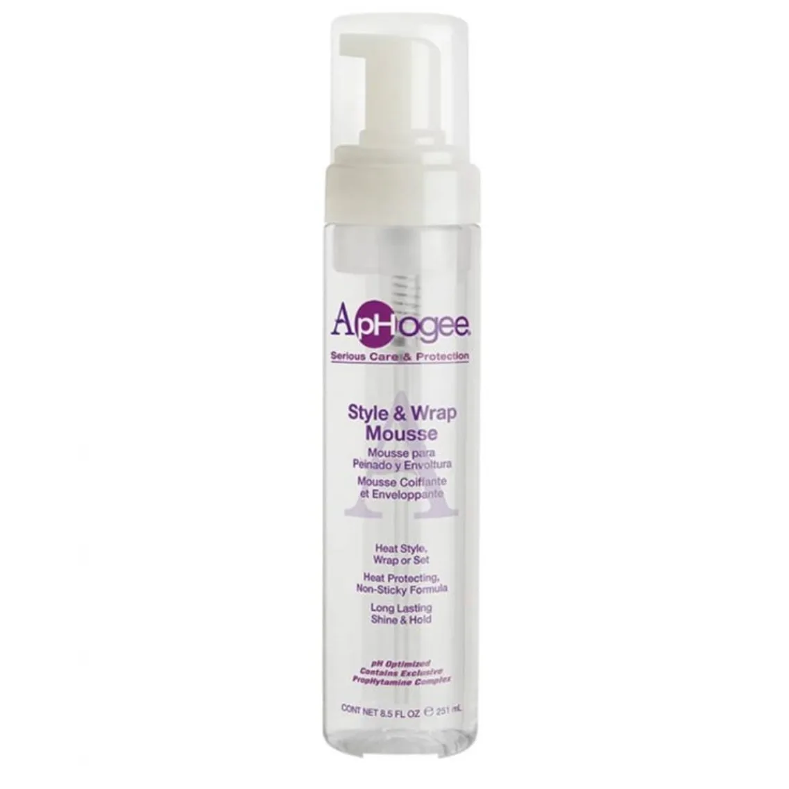 ApHogee Style & Wrap Mousse -8.5oz