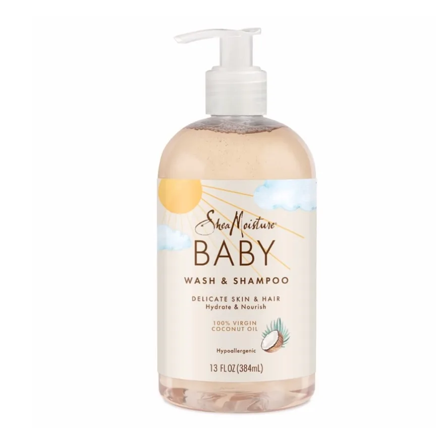 Shea Moisture 100% Virgin Coconut Oil Baby Wash & Shampoo