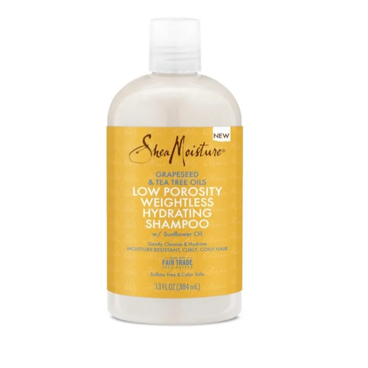 Shea Moisture Low Porosity Weightless Hydrating Shampoo-12oz