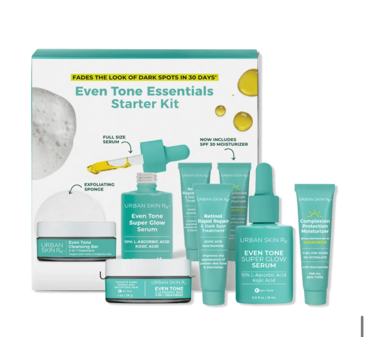 Urban skin Rx Even tone essentials starter kit