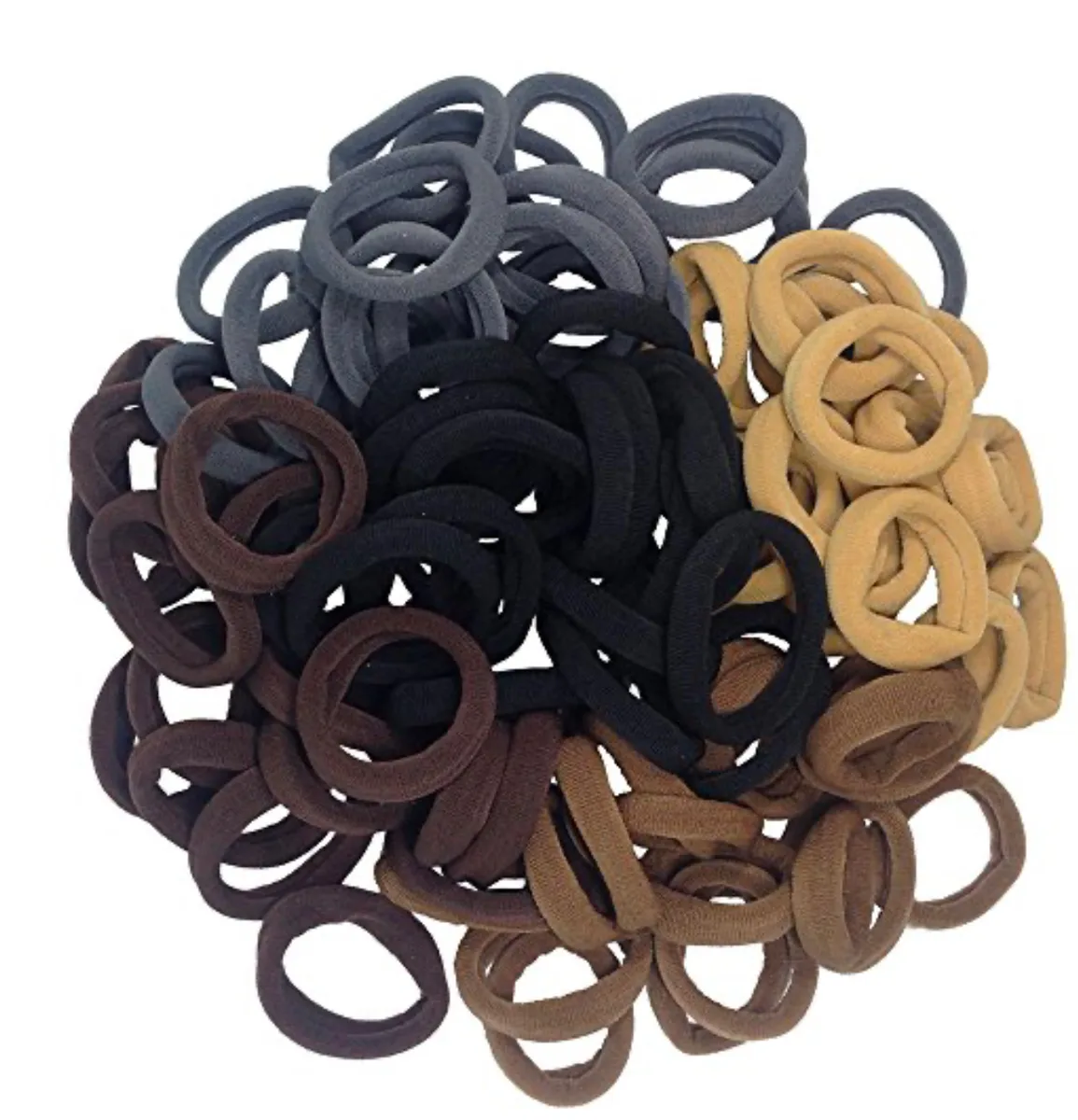 Ouchless mini cotton hair ties set