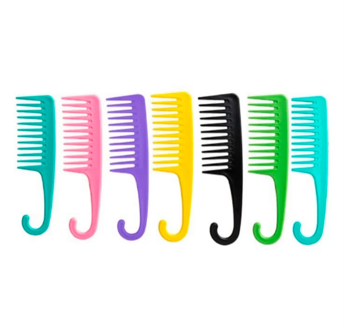 Curved Bottom wide tooth Comb