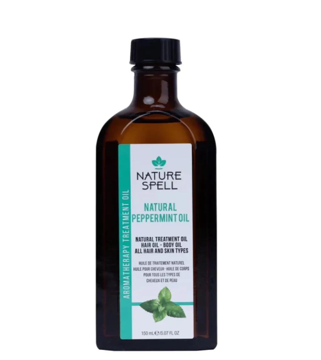 Nature Spell natural peppermint oil for hair & skin -100ml