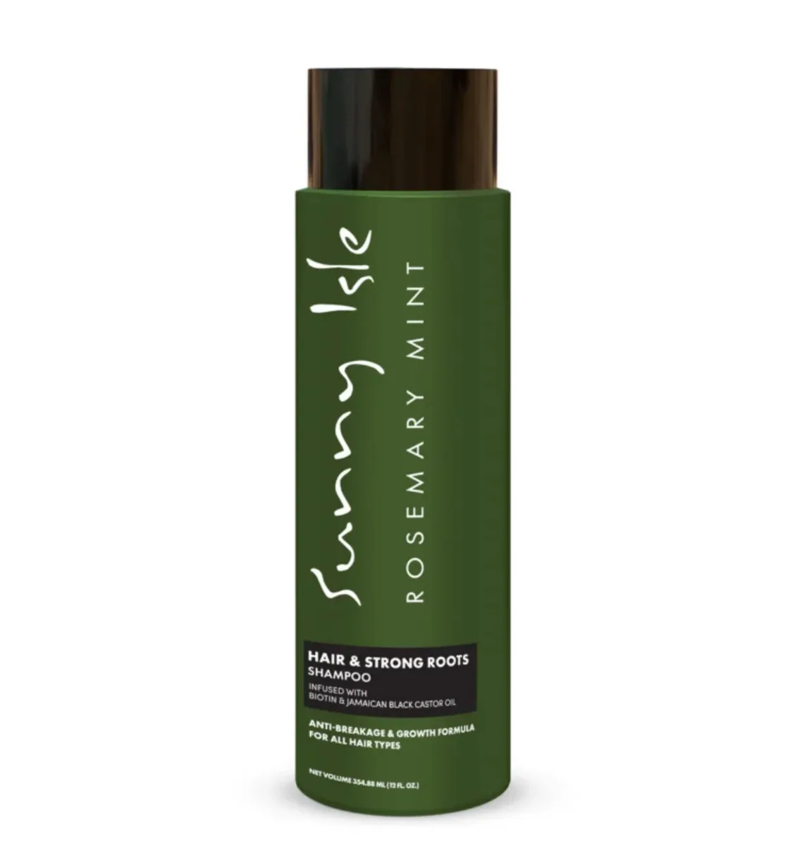 Sunny Isle Rosemary Mint Hair & Strong Roots Shampoo, 12oz