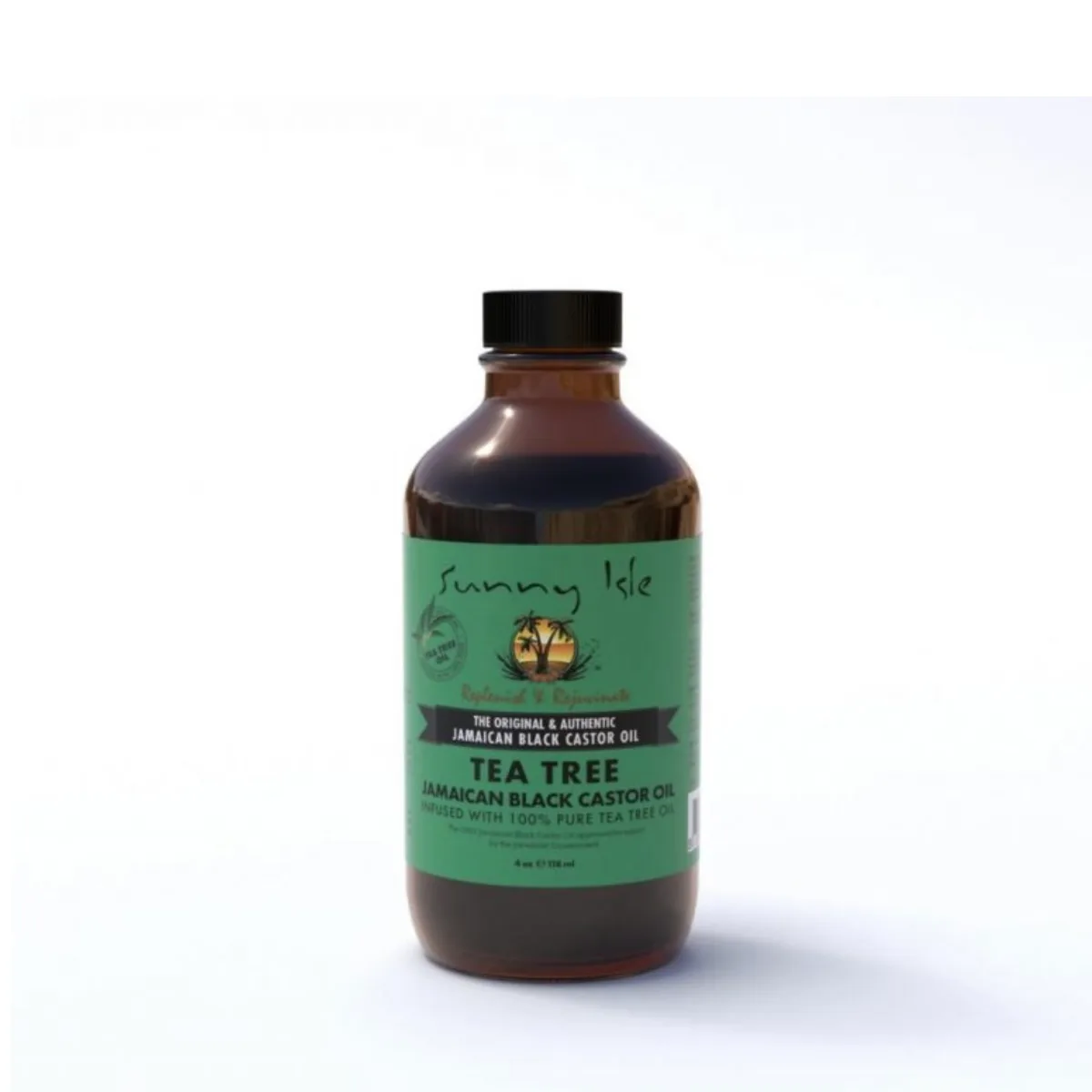 Sunny Isle Jamaican Black Castor Oil with Tea Tree – 4 oz