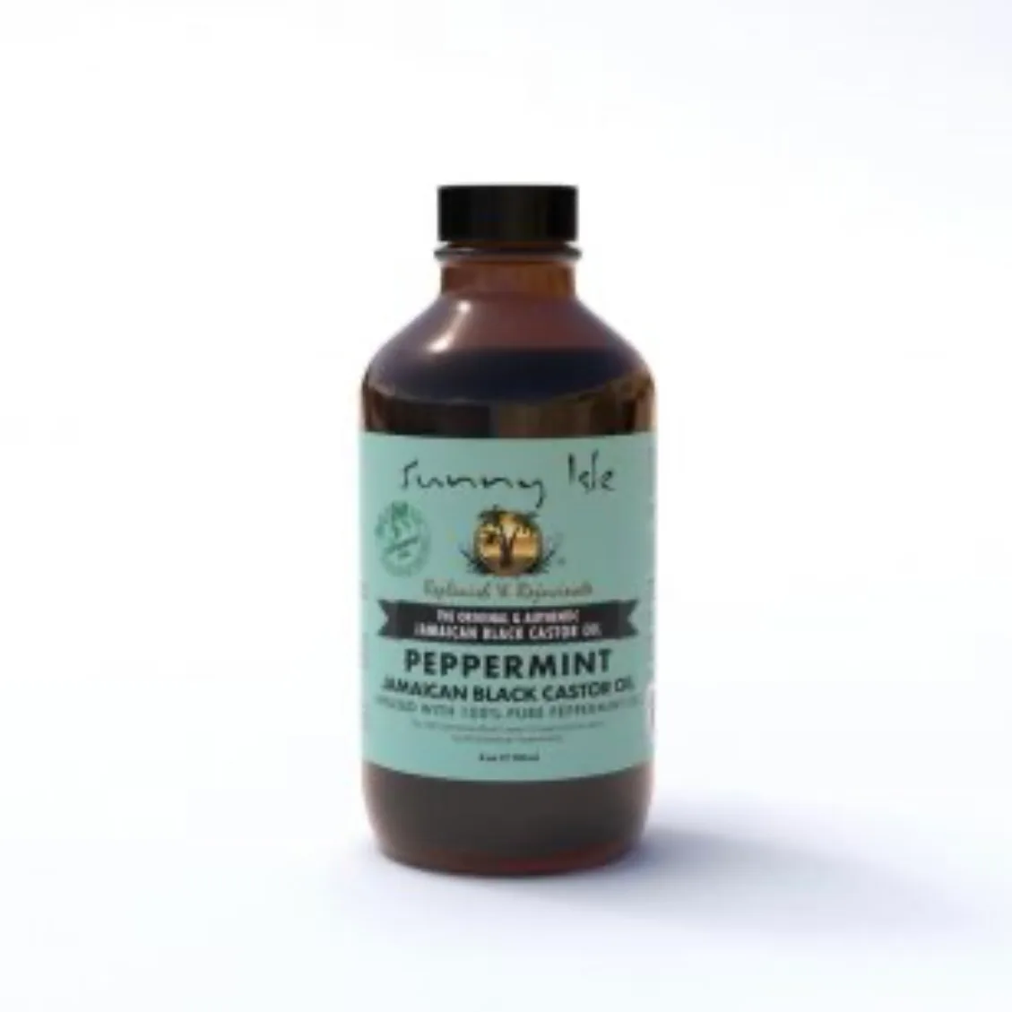 Sunny Isle Jamaican Black Castor Oil with Peppermint – 4 oz