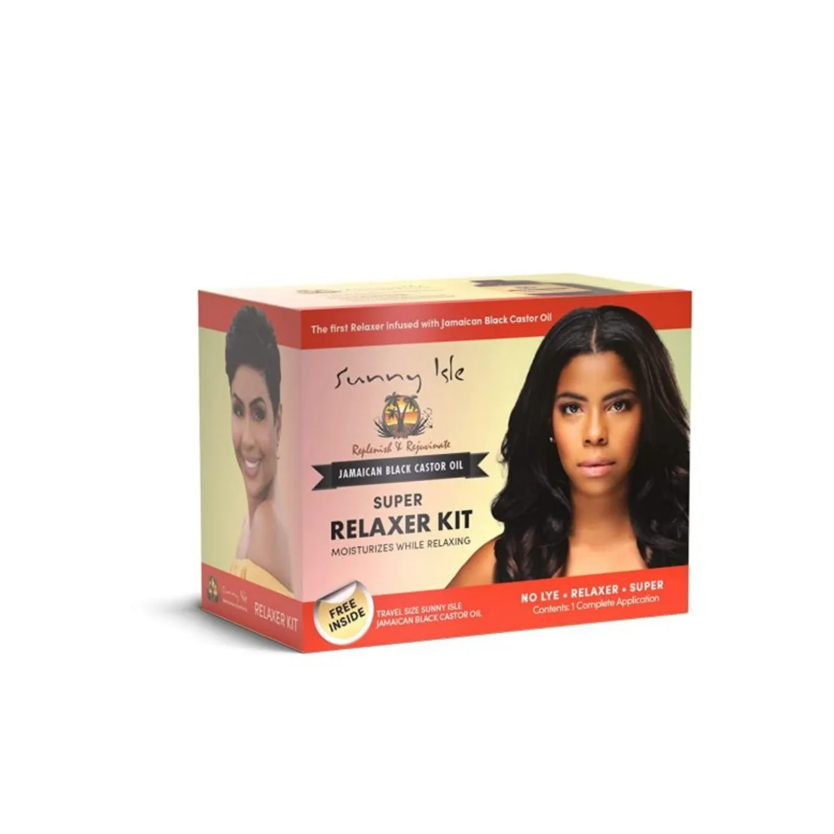 Sunny Isle Jamaican black castor oil relaxer kit