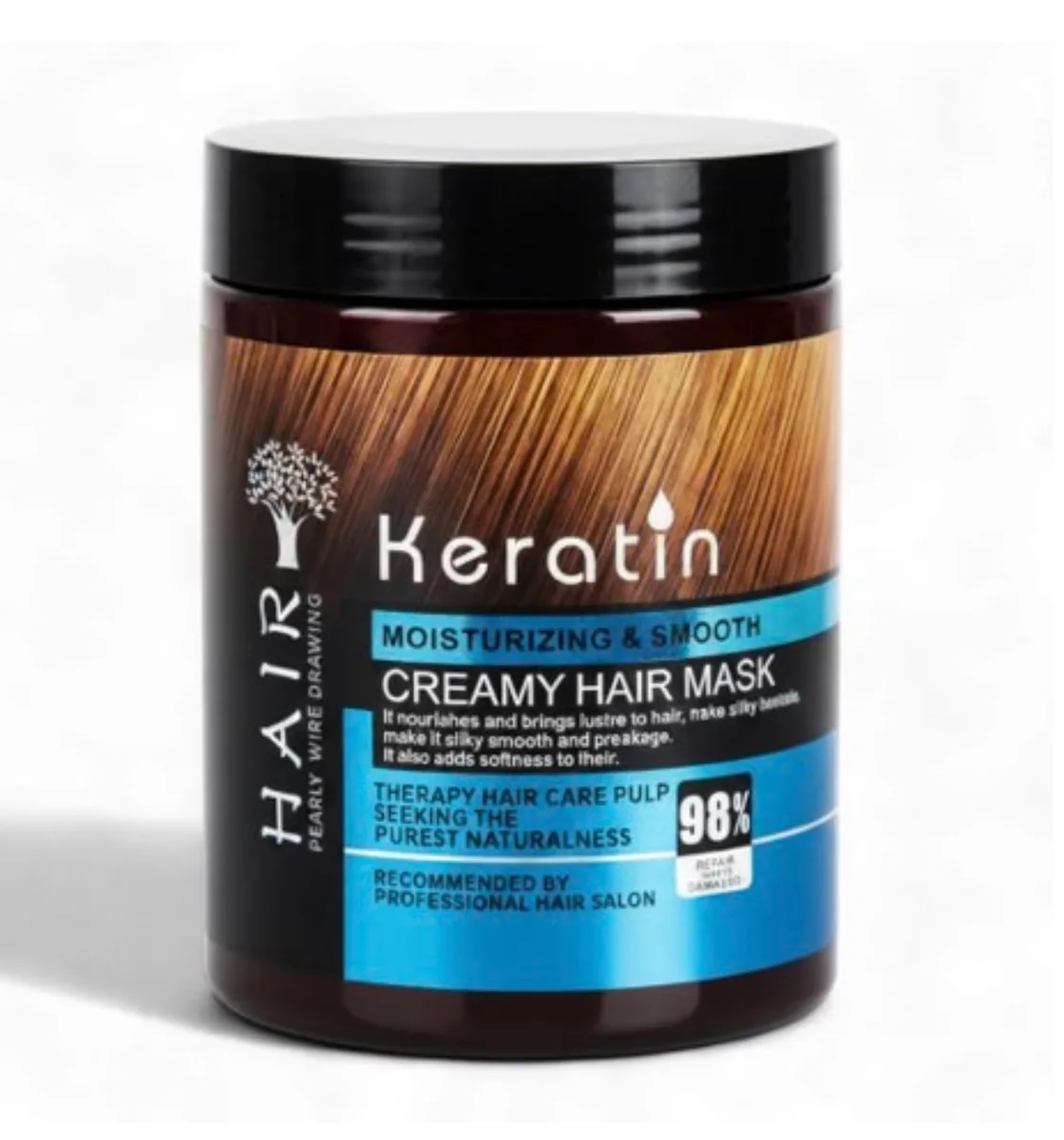 Keratin Creamy Hair Mask Moisturizing & Smooth Hair Growth 500ml